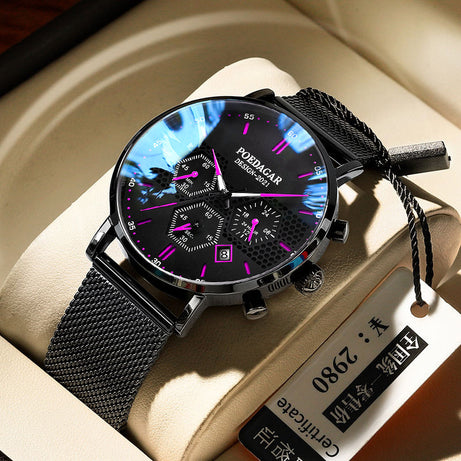 Men's Multi-functional Sports Quartz Watch