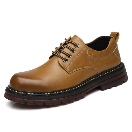 Men's Leather Martin Boots British Style Casual Shoes