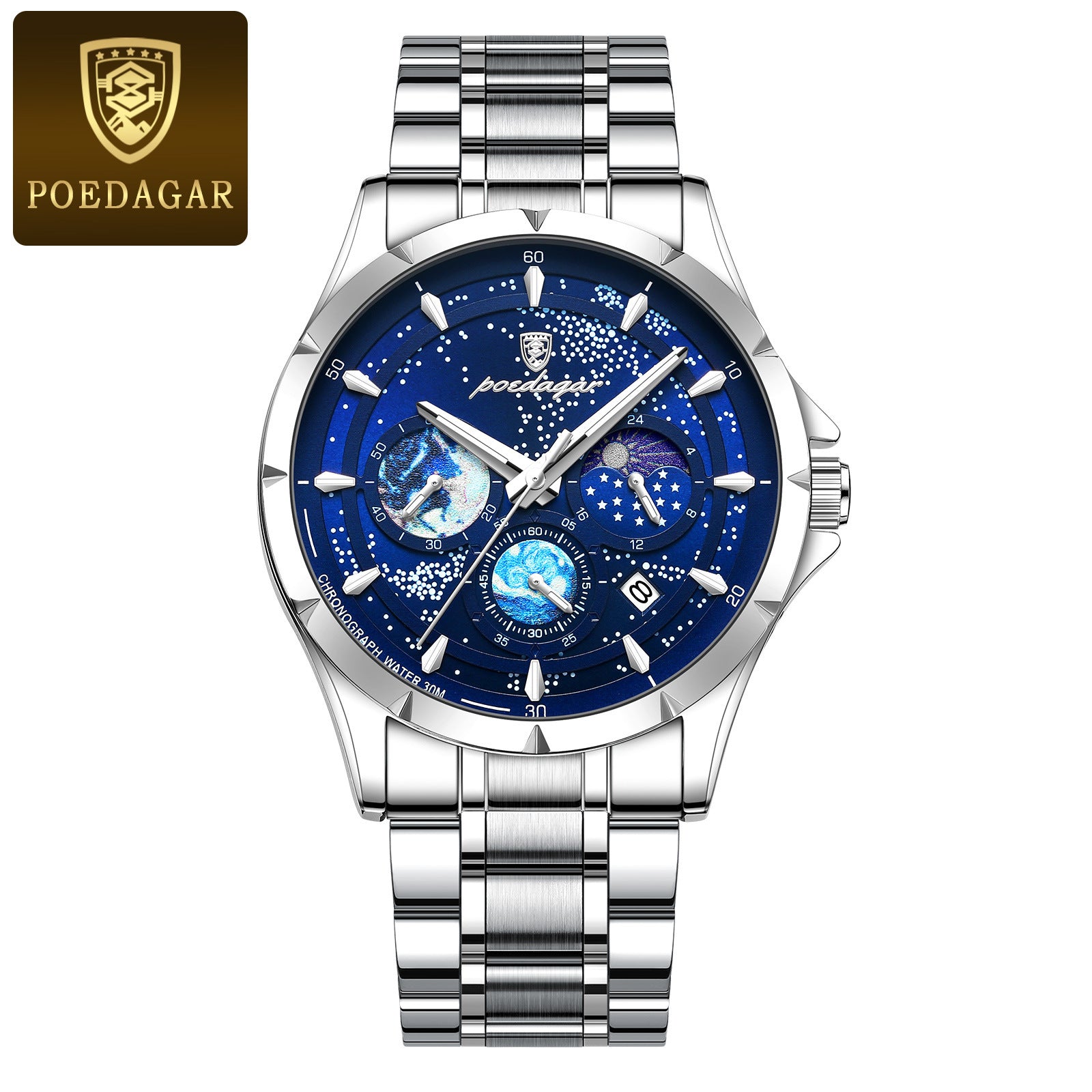 Men's Super Multi-Function Quartz Watch