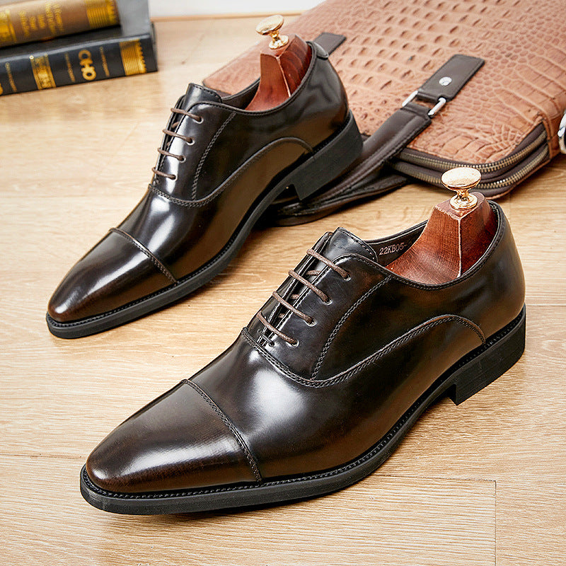 Men's Leather Fashion Oxford Casual Shoes