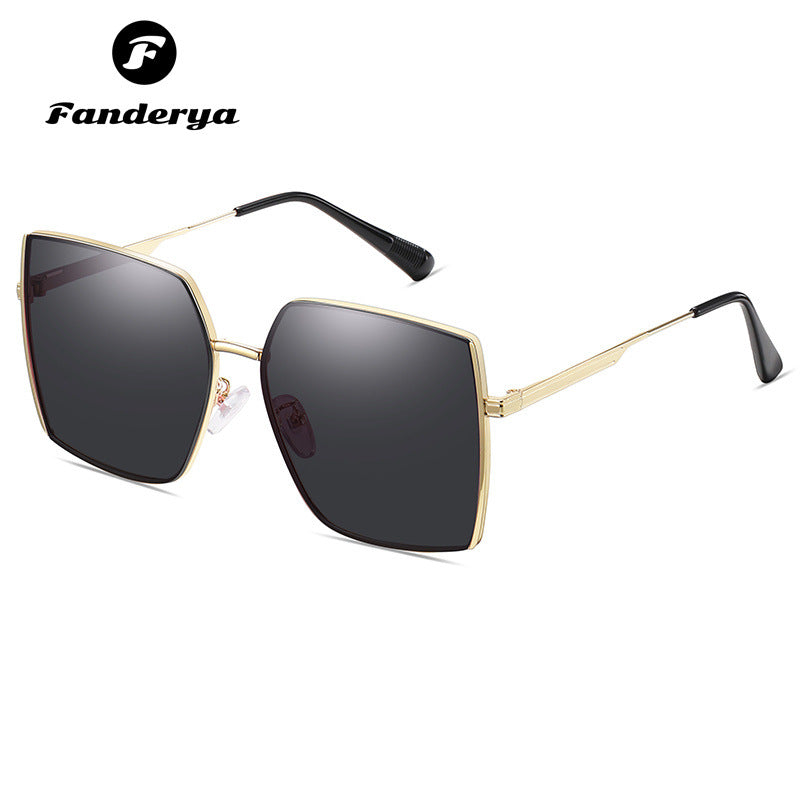 Men's High Large Frame UV Protection Thin Sunglasses