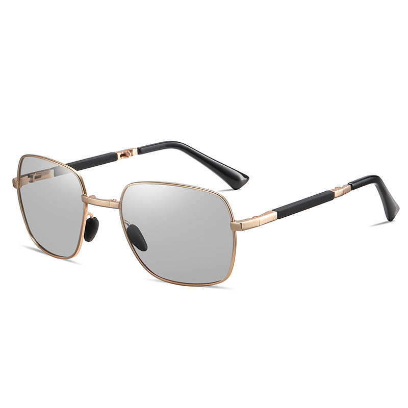 Men's Folding Polarized Fashion Night Vision Sunglasses