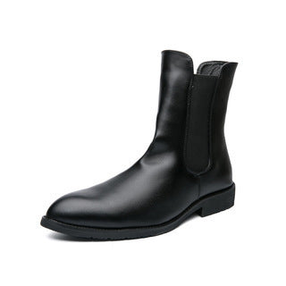 Men's Leather Fashion Chelsea Boots Casual Shoes