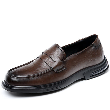 Men's Outdoor Loafers Retro Style Leather Shoes