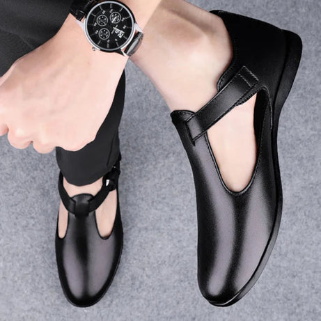 Men's Genuine Leather Casual Sandal Shoes
