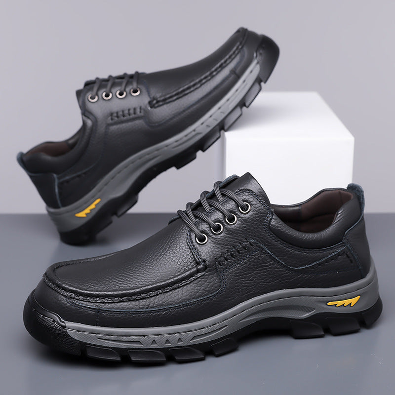 Men's Leather Trendy Outdoor Casual Shoes
