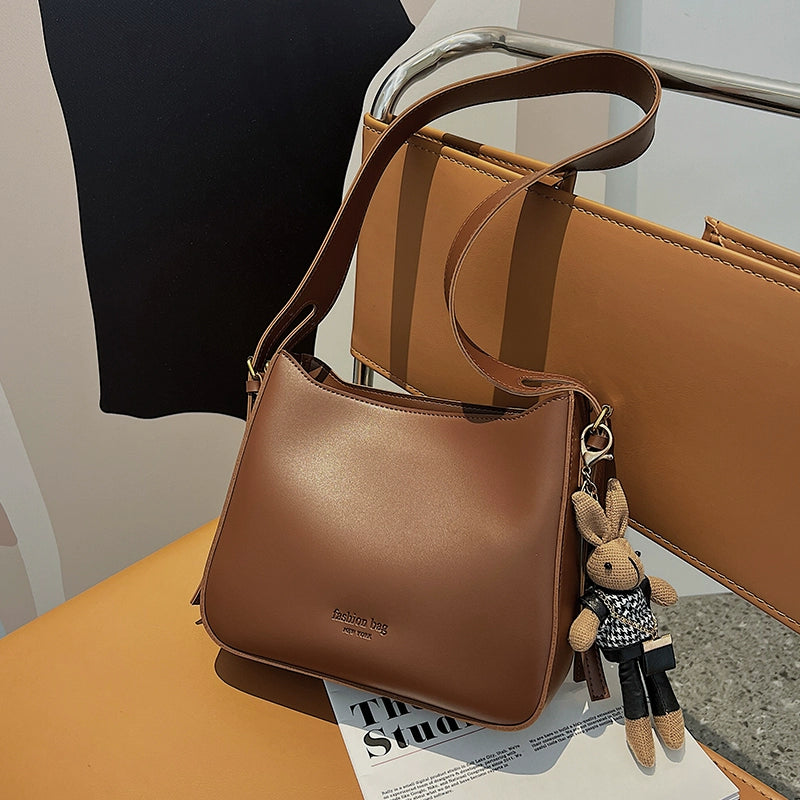 Women's Leather Trendy Versatile Shoulder Bag