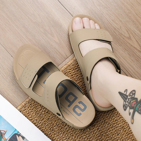 Men's Leather Trendy Casual Sandals