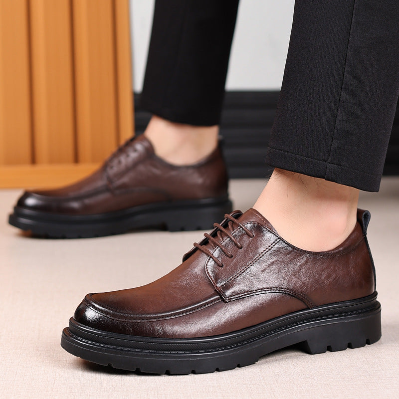 Men's Leather British Fashion Trend Shoes
