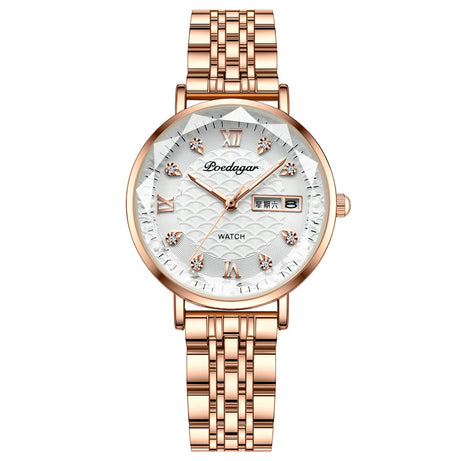 Women's Waterproof Double Calendar Watch