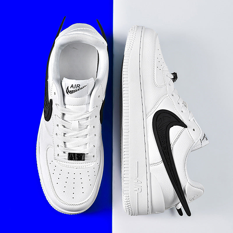 Men's Leather Low-Top Casual Shoes