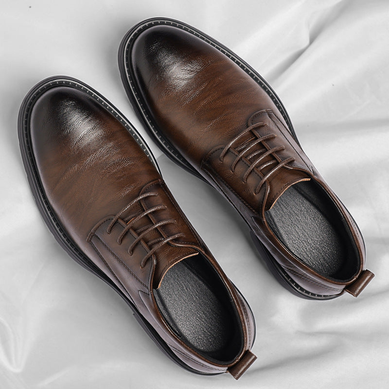 Men's Leather Fashion British Style Casual Shoes