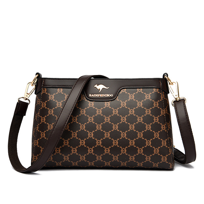 Women's Leather Square Fashionable Shoulder Bag