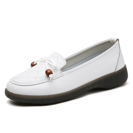 Women's Low-Top Leather Casual Shoes