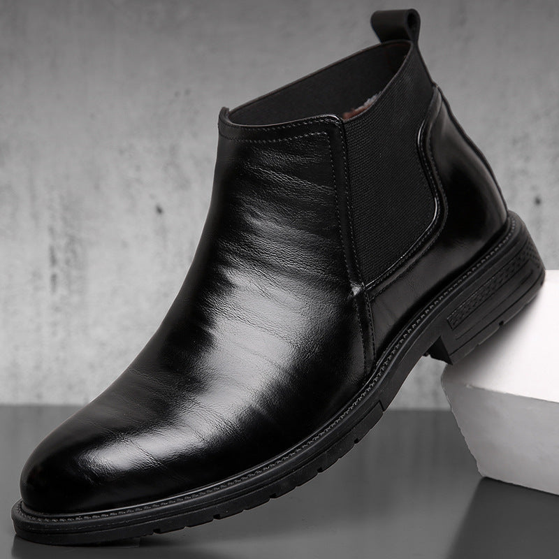Men's Leather Outdoor Chelsea Boots