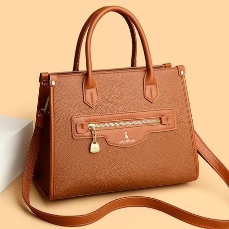 Women's Premium Contrasting Retro Shoulder Bag