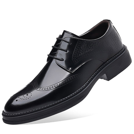 Men's Leather Crocodile Pattern Formal Shoes