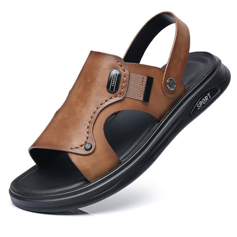 Men's Leather Breathable Casual Sandals