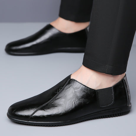 Men's Leather Versatile Trendy Casual Shoes