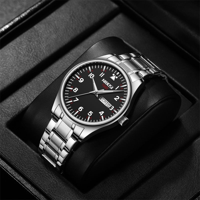 Men's Classic Dual Calendar Student Watch