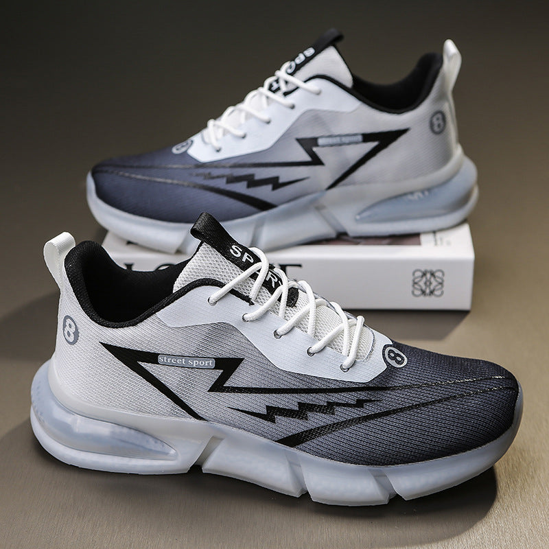 Men's Mesh Air Cushion Shock-Absorbing Running Shoes