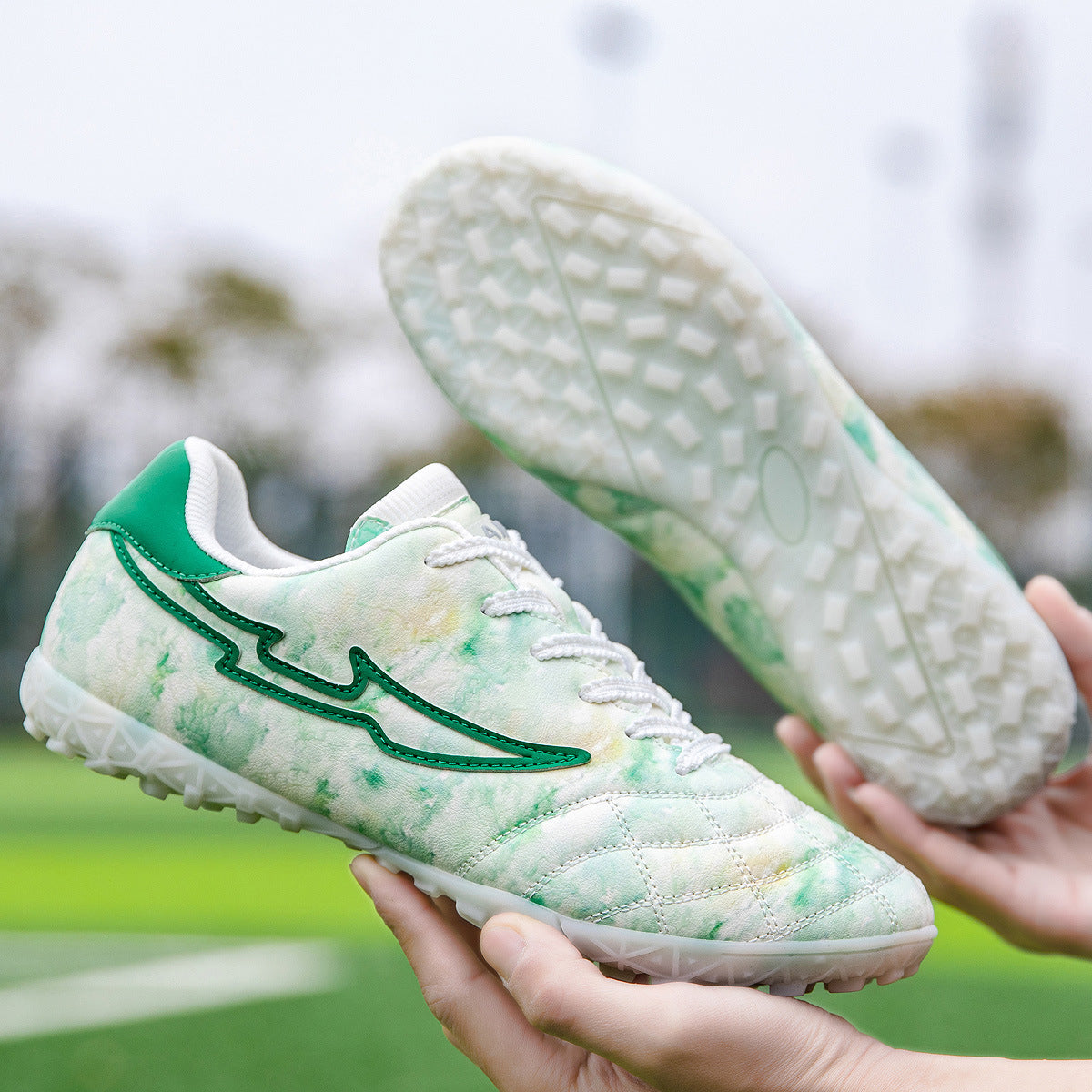 Men's Football Luminous Broken Nails Shoes