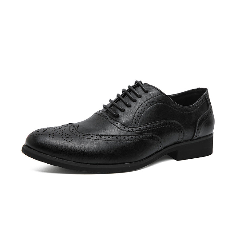 Men's Leather Pointed High-End Formal Shoes