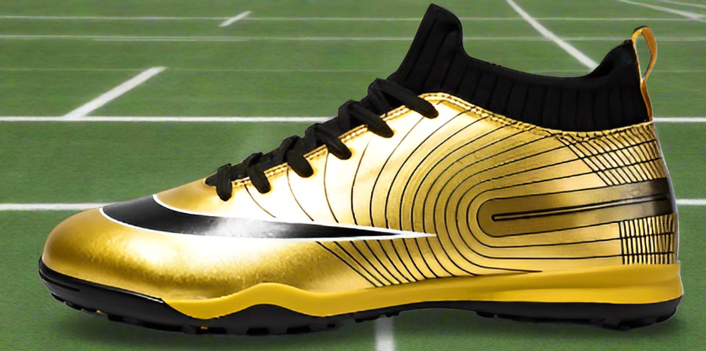 Men's TPU Fly-Knitting Football Turf Sports Shoes