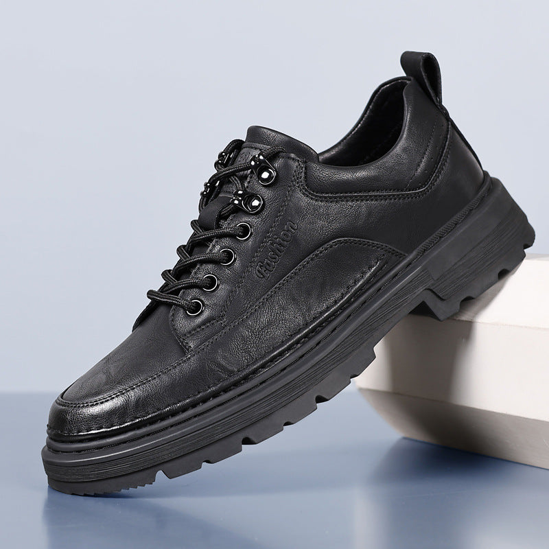 Men's Leather Leisure Trendy Casual Shoes