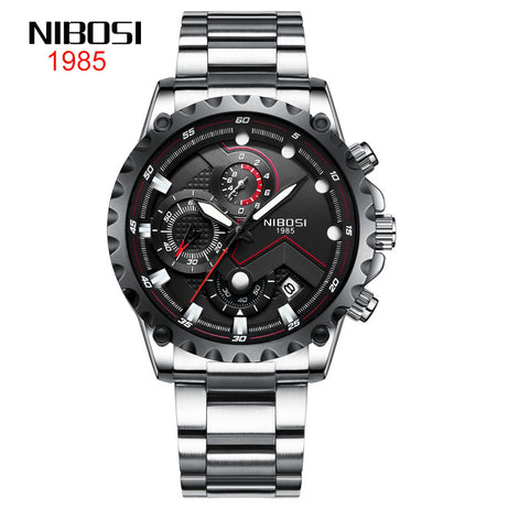 Men's  Waterproof Solid Steel Belt Watch