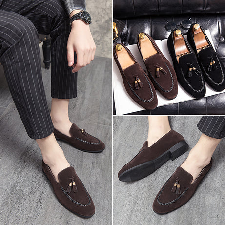 Men's Leather Penny Loafers Outdoor Fashion Shoes