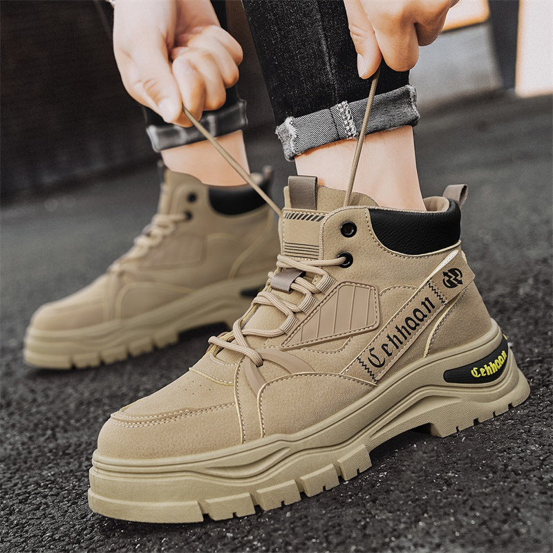 Men's High-Top British Mid-Top Hiking Martin Boots