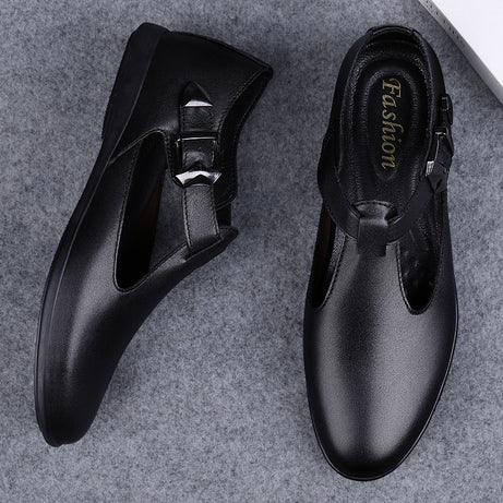 Men's Genuine Leather Casual Sandal Shoes