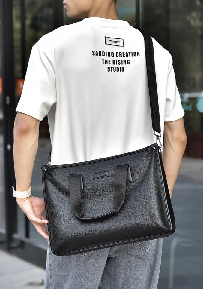 Men's Portable Multi-compartment Business Bag