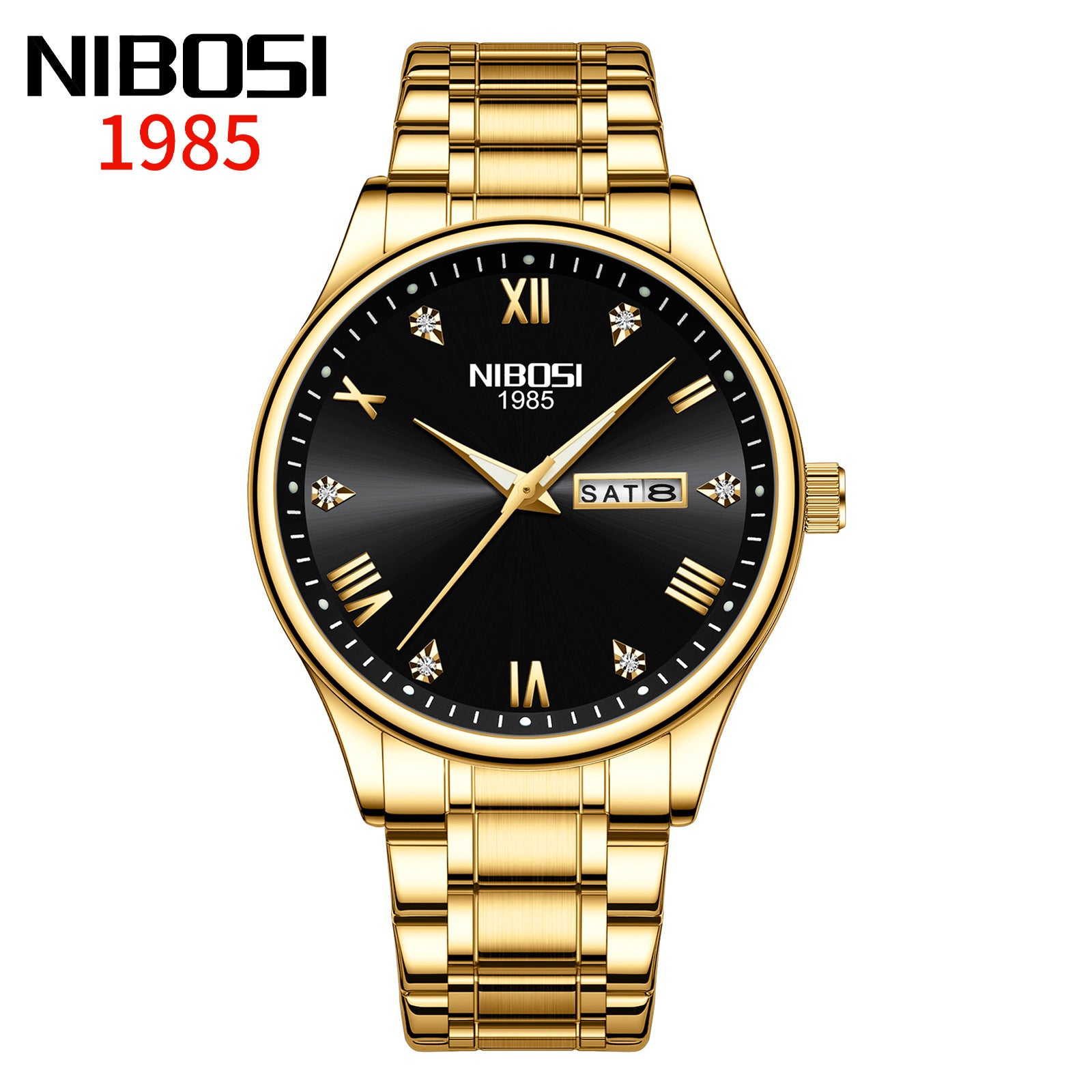 Men's Waterproof Steel Belt Watch