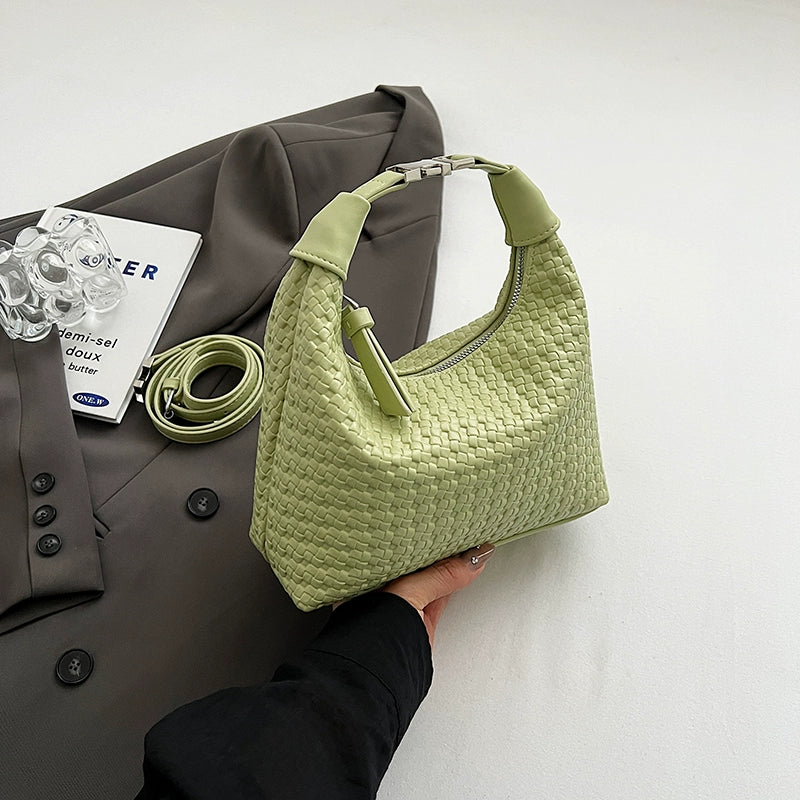 Women's Leather Versatile Stylish Pea Bag