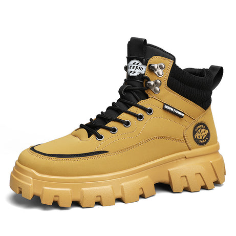 Men's Three-color Fashionable High-top Martin Boots