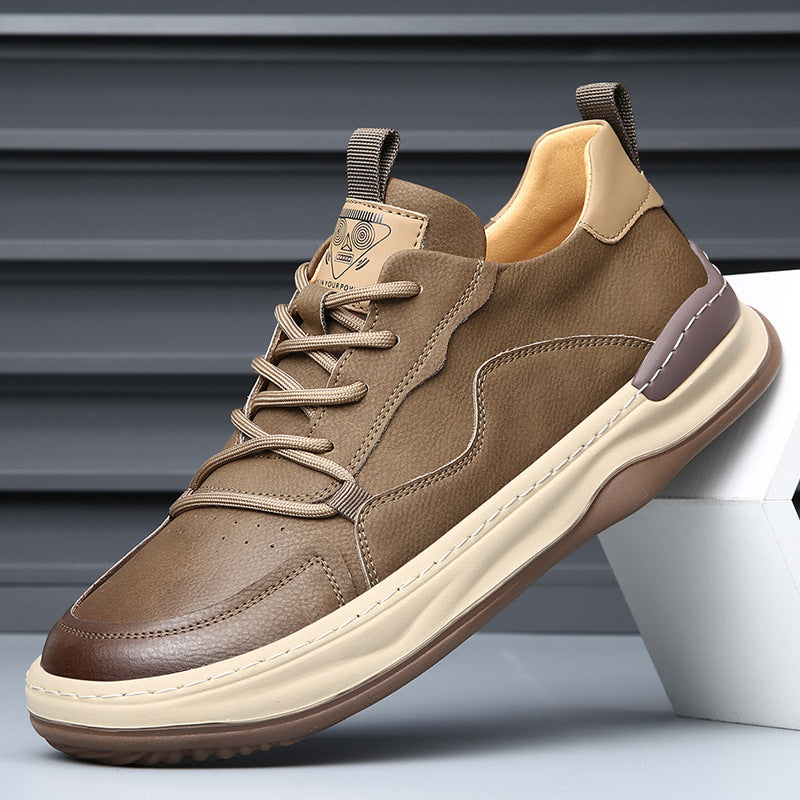 Men's Leather Versatile Casual Shoes