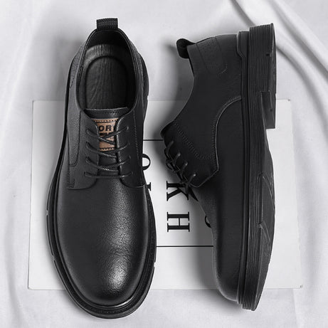 Men's Leather British Style Casual Shoes