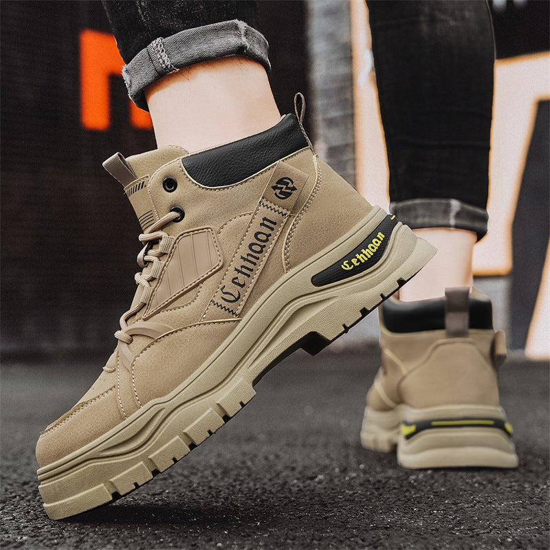 Men's High-Top British Mid-Top Hiking Martin Boots