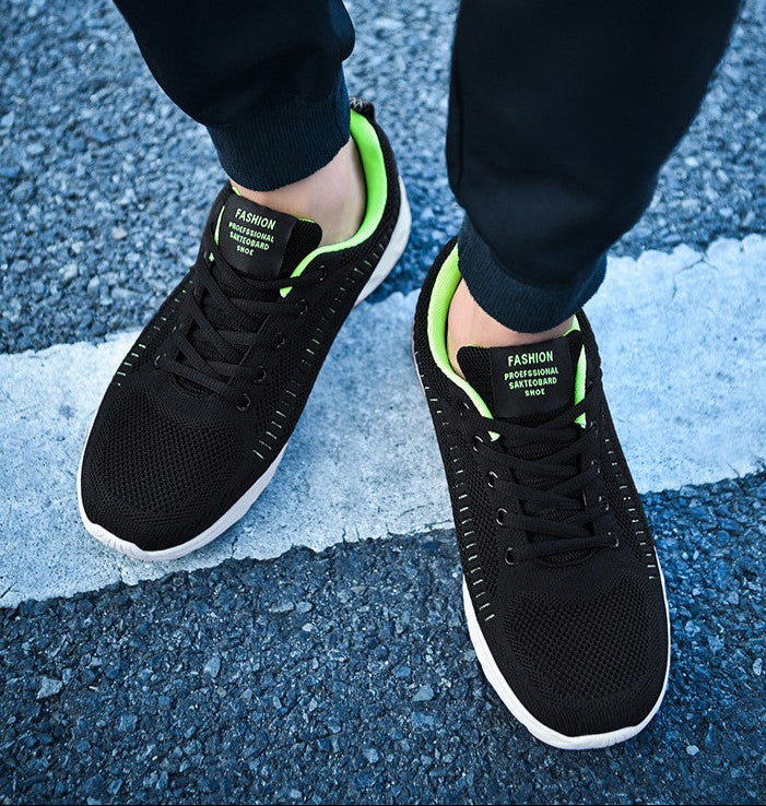 Men's Breathable Flying Running Shoes