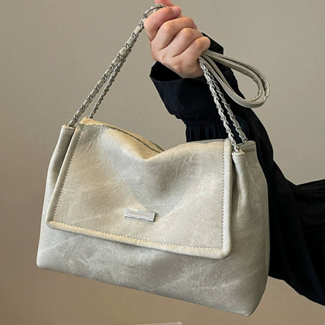 Women's Leather Trendy Versatile Shoulder Bag