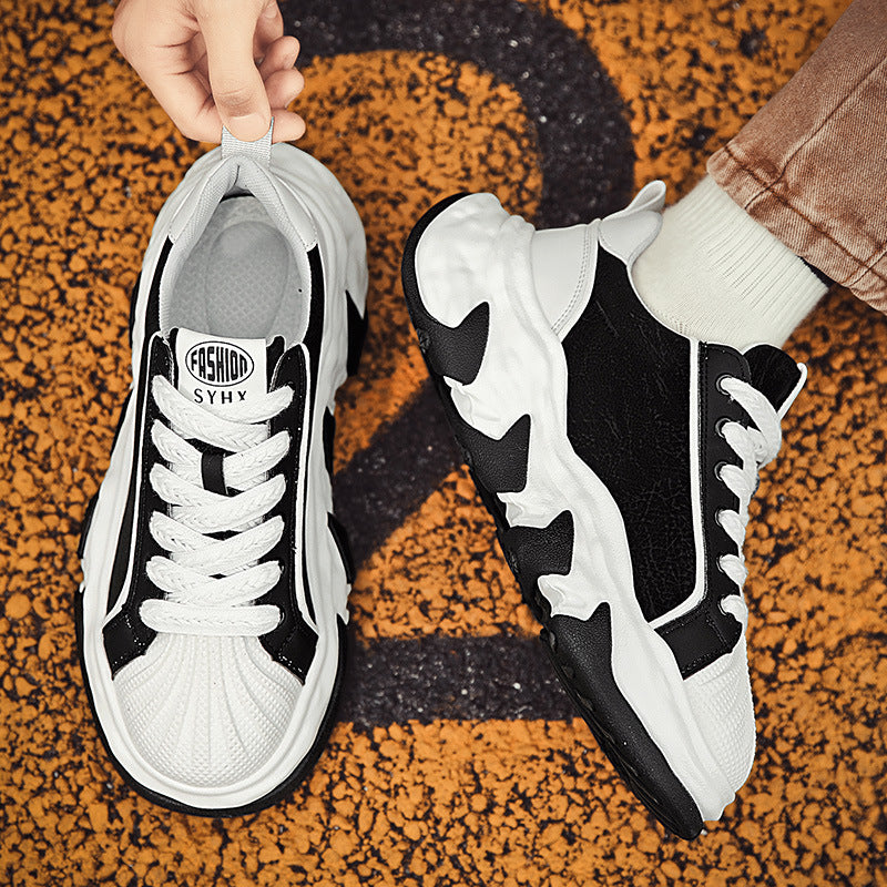 Men's Thick-Sole Breathable Fashion Running Shoes