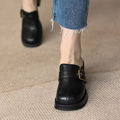 Women's High Quality Genuine Leather Slippers