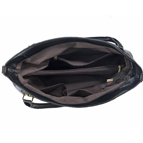 Women's Crocodile Pattern Handbag Soft Leather Big