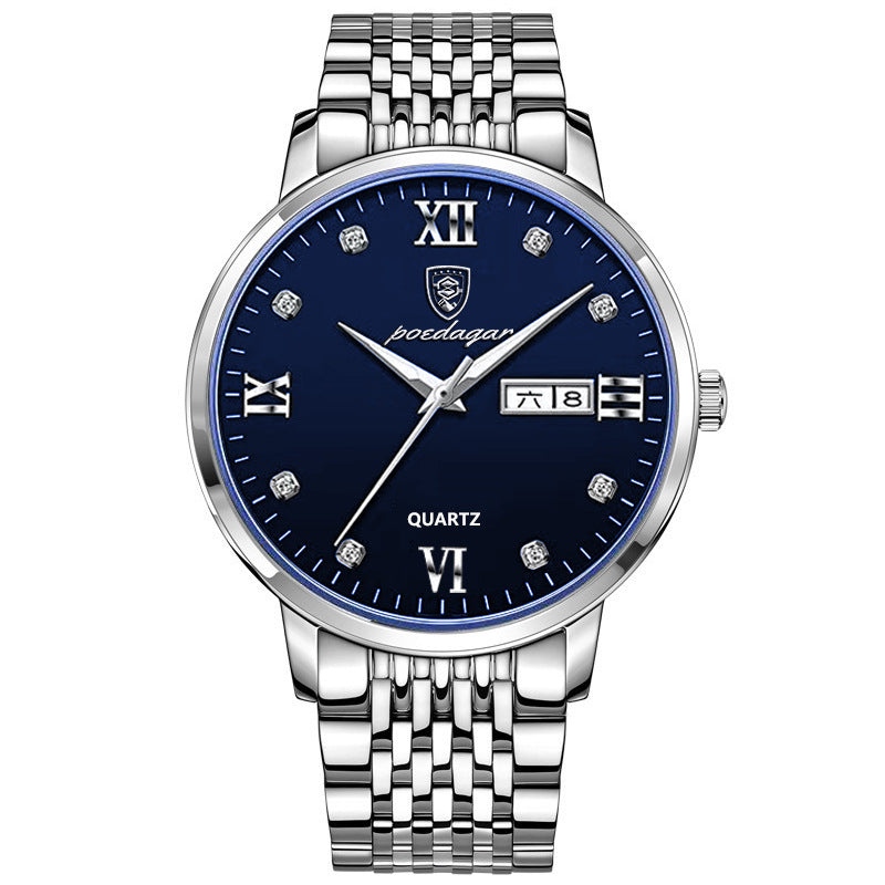 Men's Waterproof Luminous Ultra-thin Quartz Watch