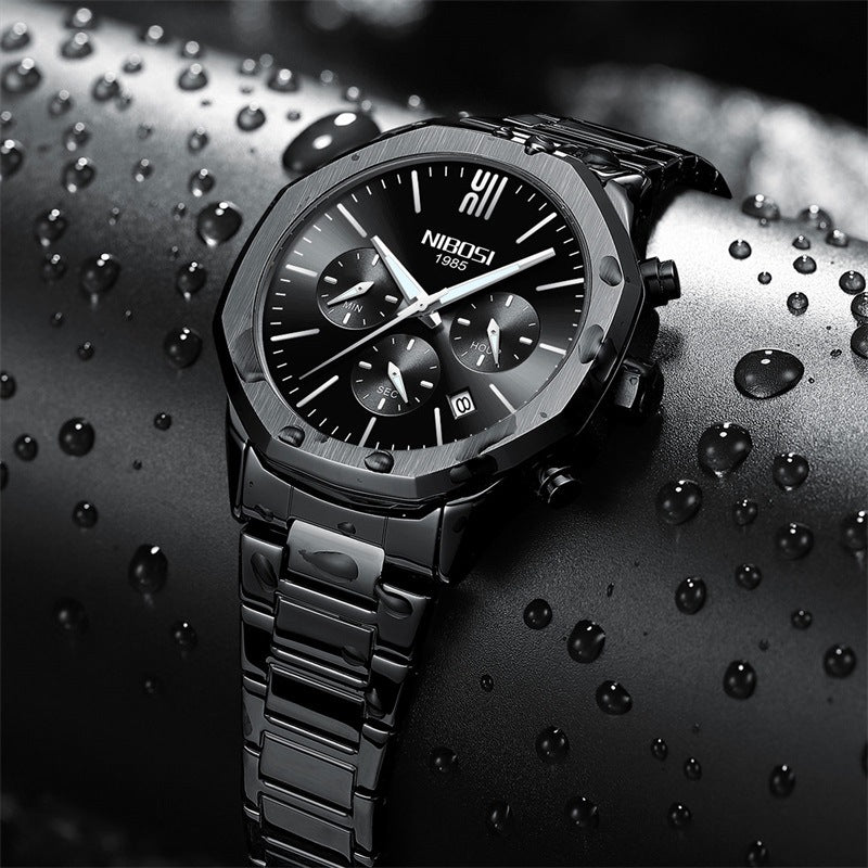 Men's One-Piece Black Watch