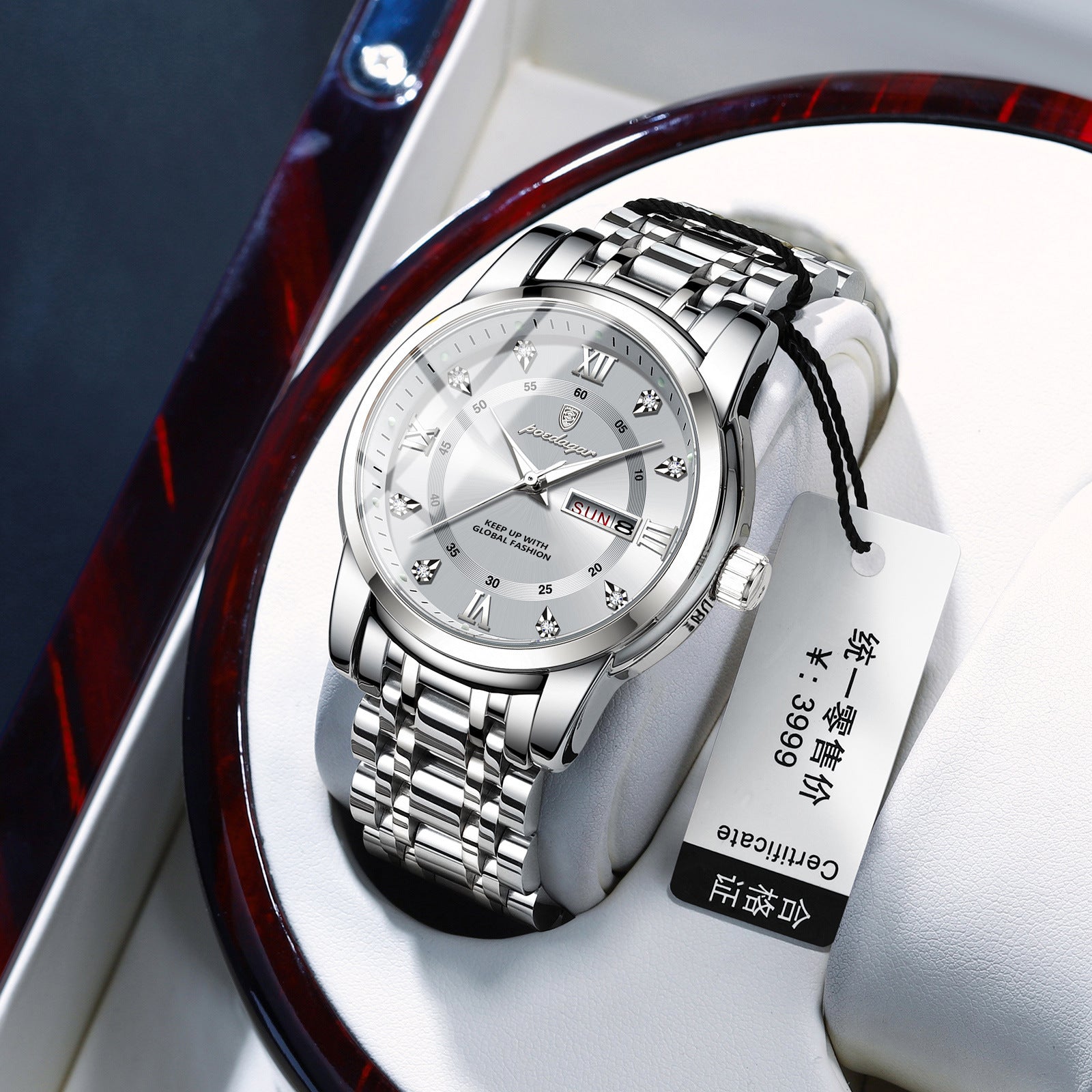 Men's Stainless Steel Explosion  Watch