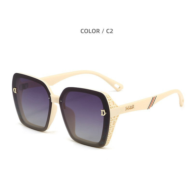 Women's Big Frame Anti-Ultraviolet Sunglasses