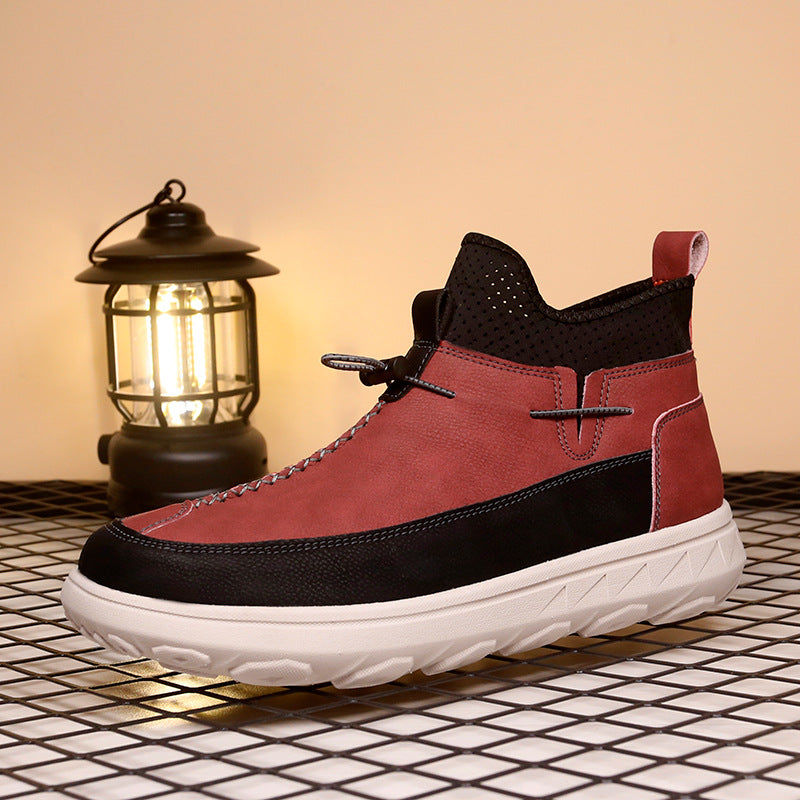 Men's Leather High-End Casual Shoes